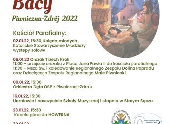 Uczniowie i nauczyciele naszej szkoły wzięli udział w Koncercie z cyklu Kolędowanie Małemu Bacy w Piwnicznej-Zdroju.