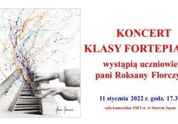 Koncert klasy fortepianu pani Roksany Florczyk