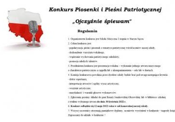 Konkurs Piosenki i Pieśni Patriotycznej.