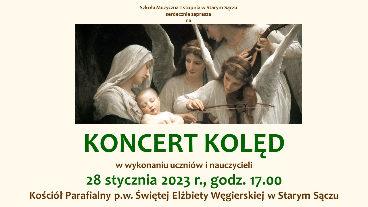 Link do Koncertu Kolęd w Kościele p.w. Świętej Elżbiety Węgierskiej w Starym Sączu